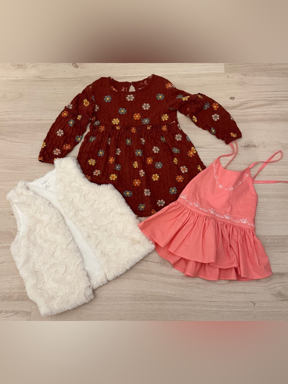 #31-Girls 3-Pc Boutique Bundle 4T–5T | Lauren Conrad Mud Pie Embroidered Dress